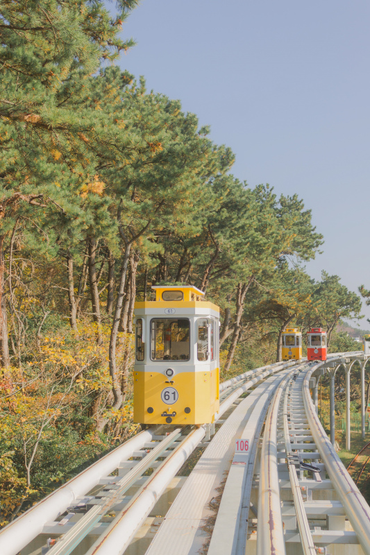 korea scenery picture rail recreational park scene 