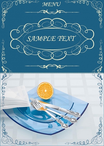 lace pattern vector tableware