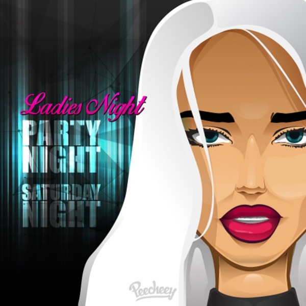 ladies night party poster