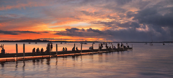 lake mendota sunset 