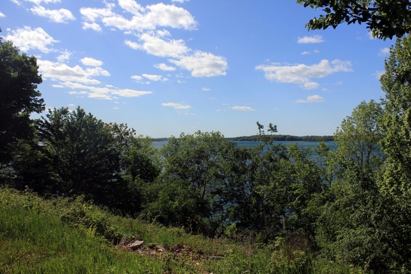 landscape and sky at wellesley island state park new york