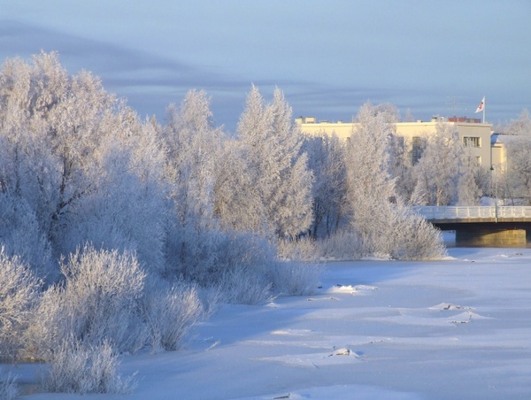 landscape finland winter 