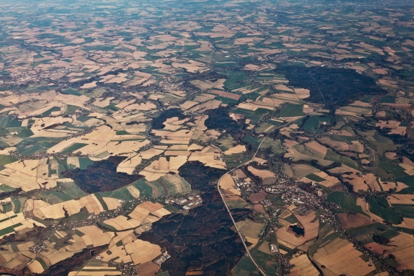 landscape from a plane