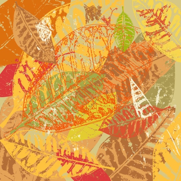 leaves background 05 vector