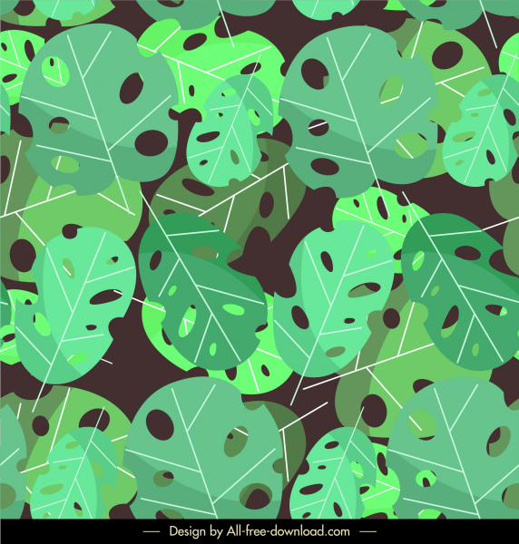 leaves background classic green decor 