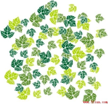 leaves shading background vector illustration 