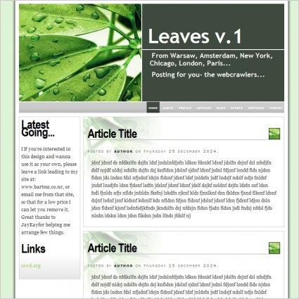 Leaves v.1 Template
