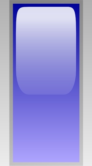 Led Rectangular V (blue) clip art