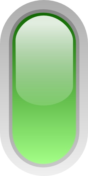 Led Rounded V (green) clip art