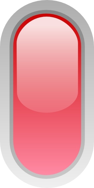 Led Rounded V (red) clip art 