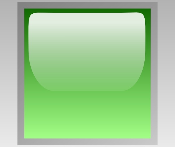 Led Square (green) clip art 
