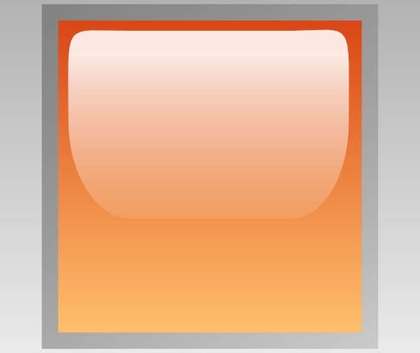 Led Square (orange) clip art 