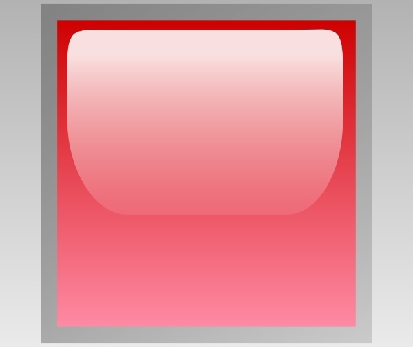 Led Square (red) clip art