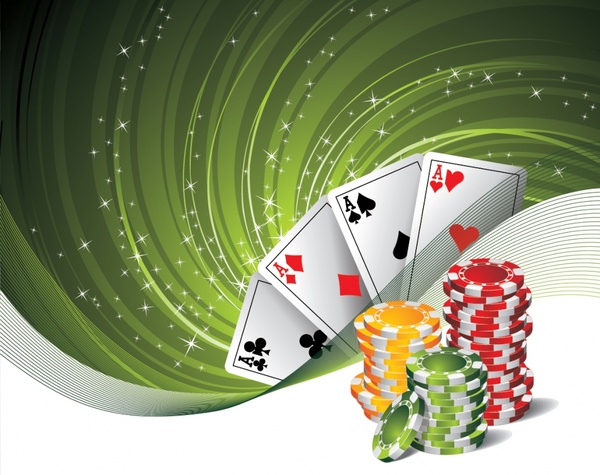 gambling background template dynamic twinkling modern 3d