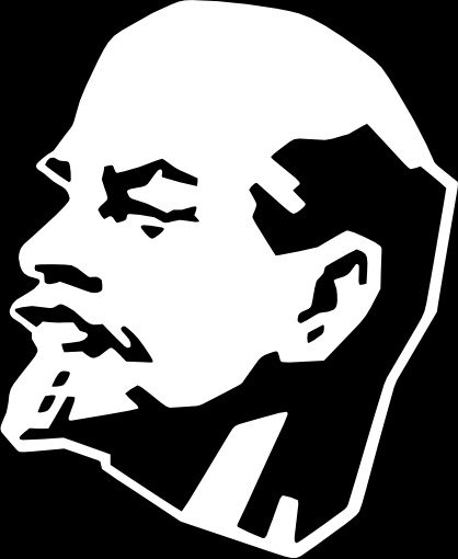 Lenin Silhouette clip art