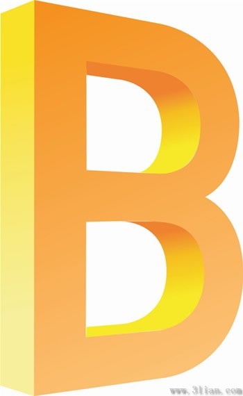 letter b icons vector