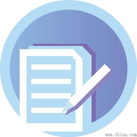 letter paper and pen icon vector