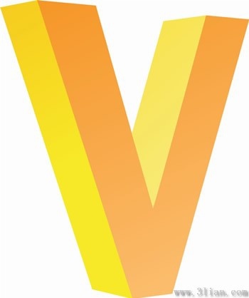 letter v vector icons