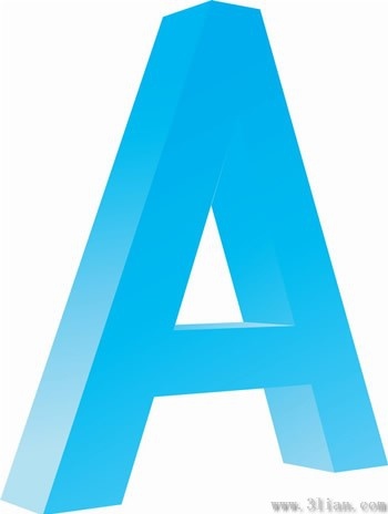 letters a vector icon