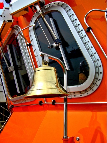 lifeboat  brass bell shipping rescue boat