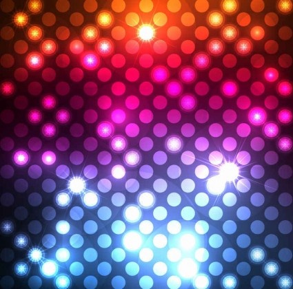 light dots abstract background vector