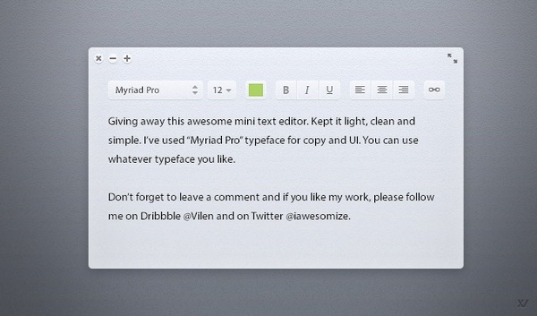 Light Text Editor
