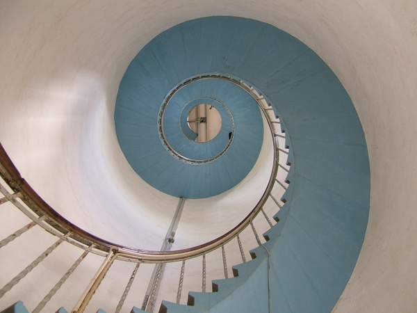 lighthouse stairs snail