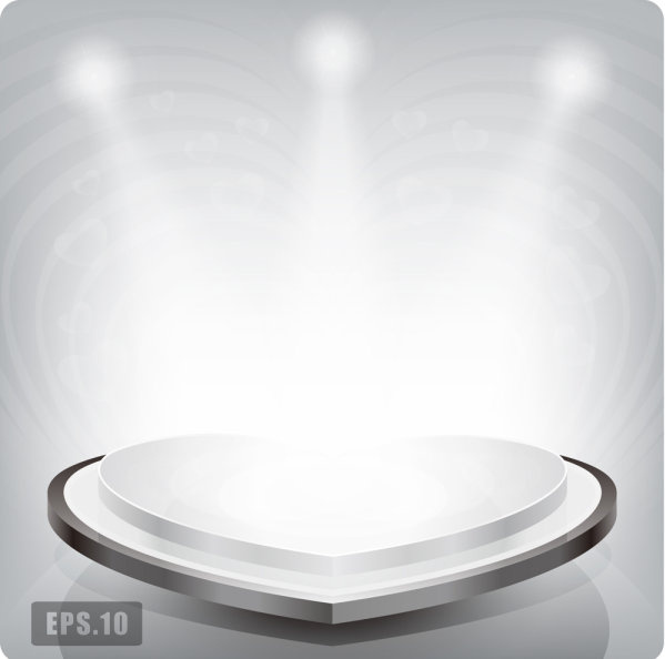 lights irradiation effects vector graphics