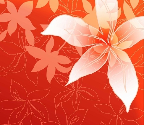 Lily Flowers Vector Graphic