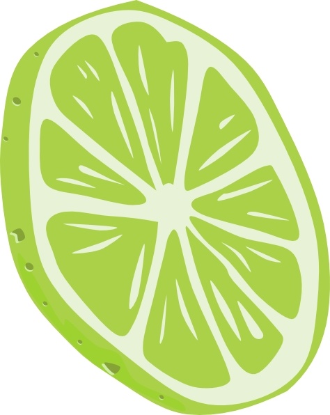 Lime (slice) clip art