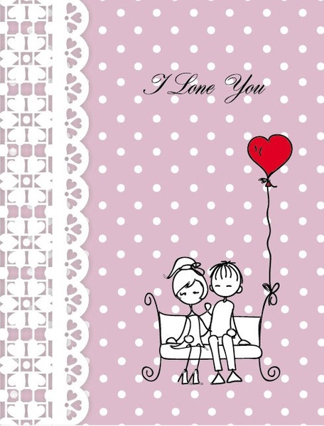lines issued on valentine39s day illustrations 03 vector