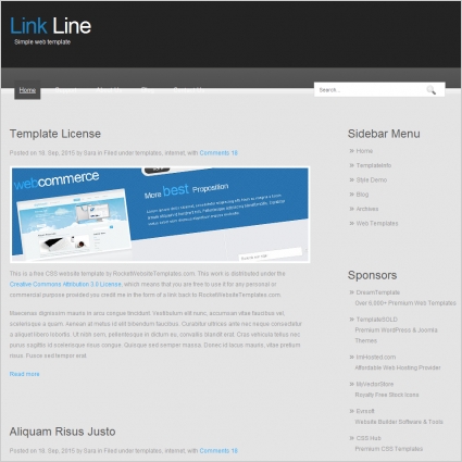 Link Line Template