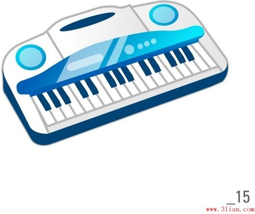 little piano vector