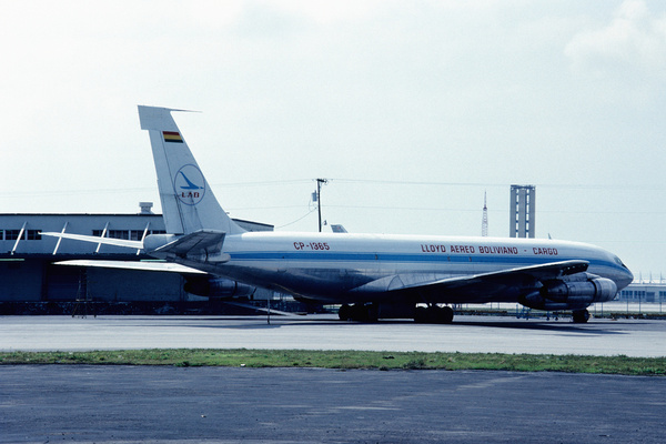 lloyd aereo boliviano boeing 707 323c cp 136535818692 