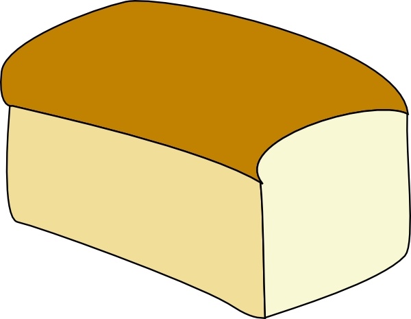 Loaf Of Bread clip art Free vector in Open office drawing svg ( .svg