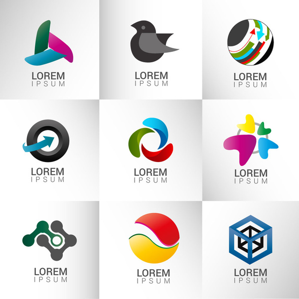 Iceberg colors and shape variations, logo design symbol [GIF] by Alex Tass, logo  designer on Dribbble