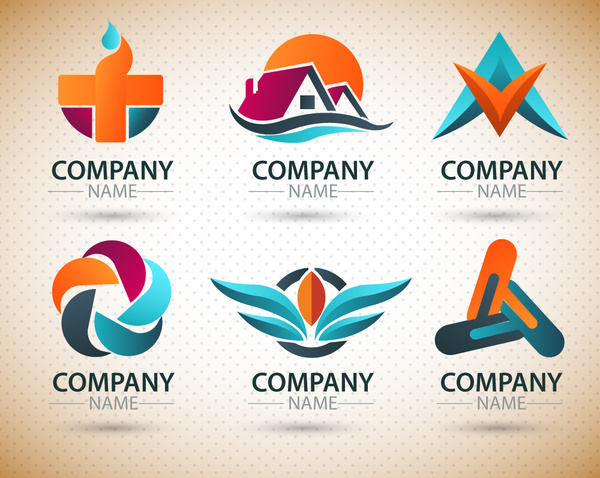 Logo Design Elements With Various Shapes Illustration Free Vector In Adobe Illustrator Ai Ai Format Encapsulated Postscript Eps Eps Format Format For Free Download 1 08mb