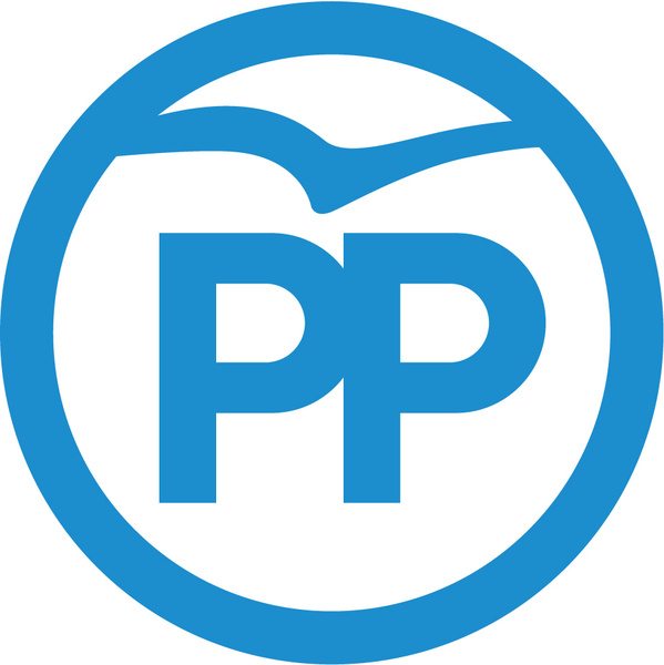 logotype partido popular pp spain