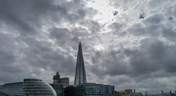 london skyline clouds