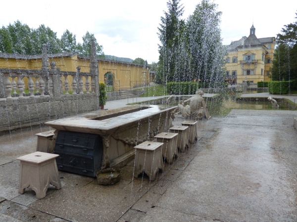 lords table hellbrunn water feature