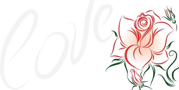 Love and Roses Vectors
