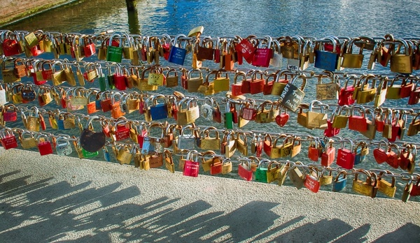 love locks bridge padlock