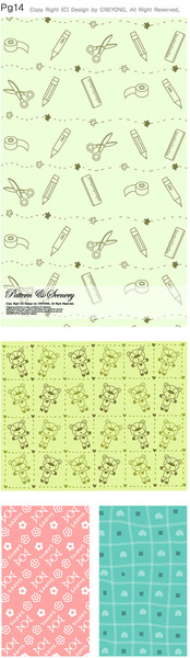 lovely child elements background 1 vector graphic