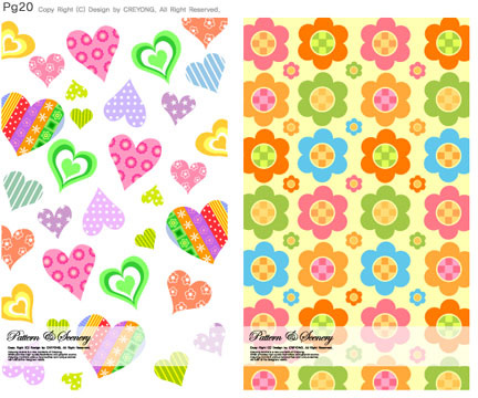lovely child elements background 6 vector graphic