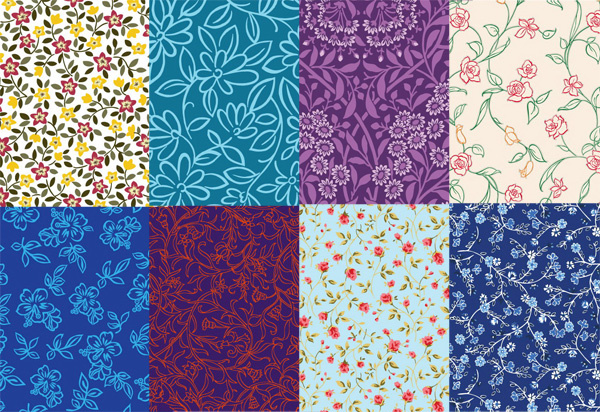lovely small decorative pattern background vector art