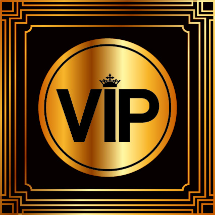 luxury golden vip background vectors