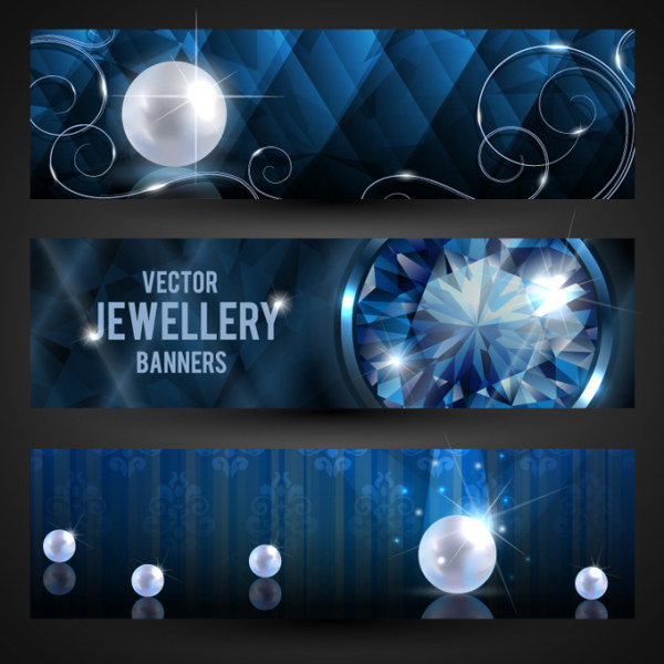 Luxury Jewelry Banner Vector Free Vector In Encapsulated Postscript Eps