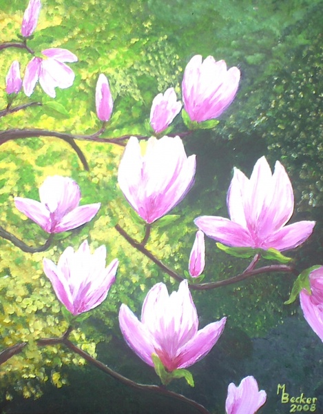 magnolia painting image