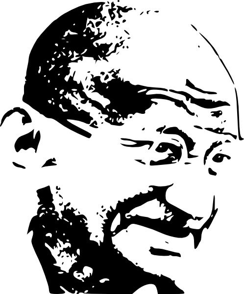 Mahatma Gandhi clip art 