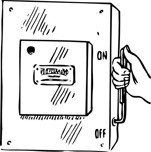 Main Switch clip art